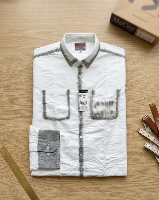 Highlander White Washed Denim Overshirt