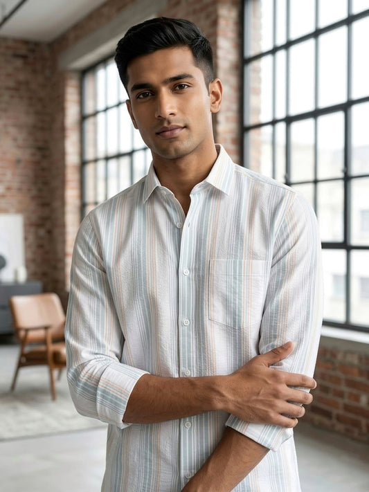 Urban Calm Striped Shirt