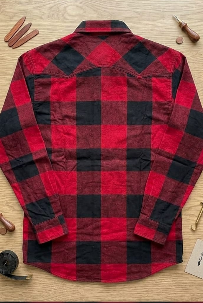 Classic Red & Black Check Shirt