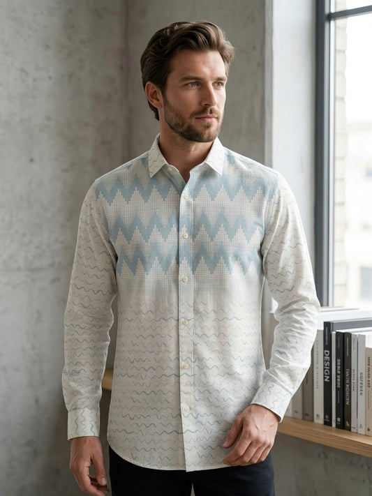 Arctic Wave Designer Shirt
