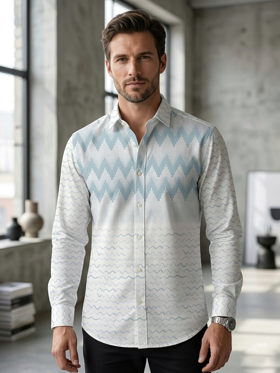 Arctic Wave Designer Shirt